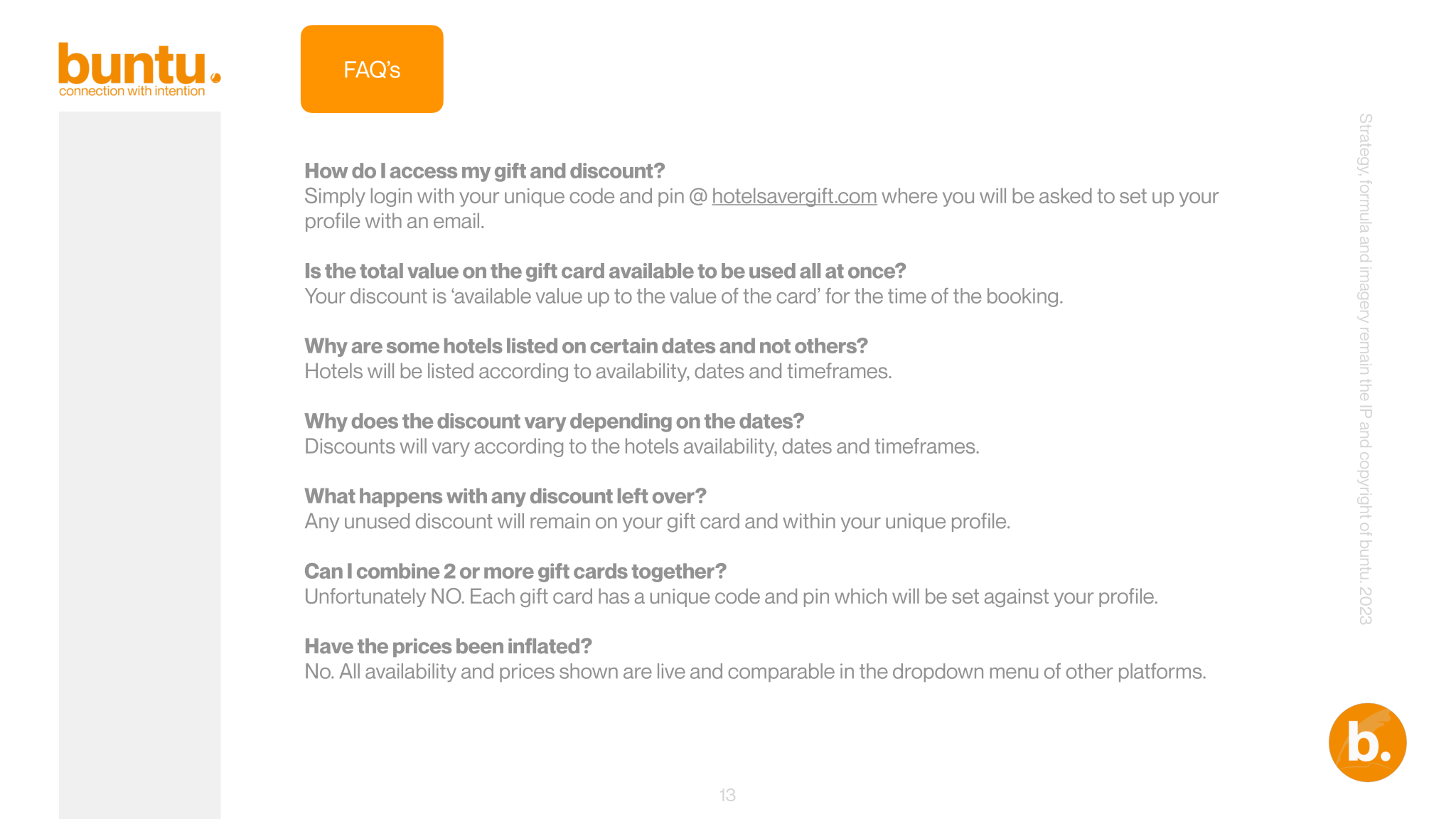 FAQ'S about Hotel Gift Savers